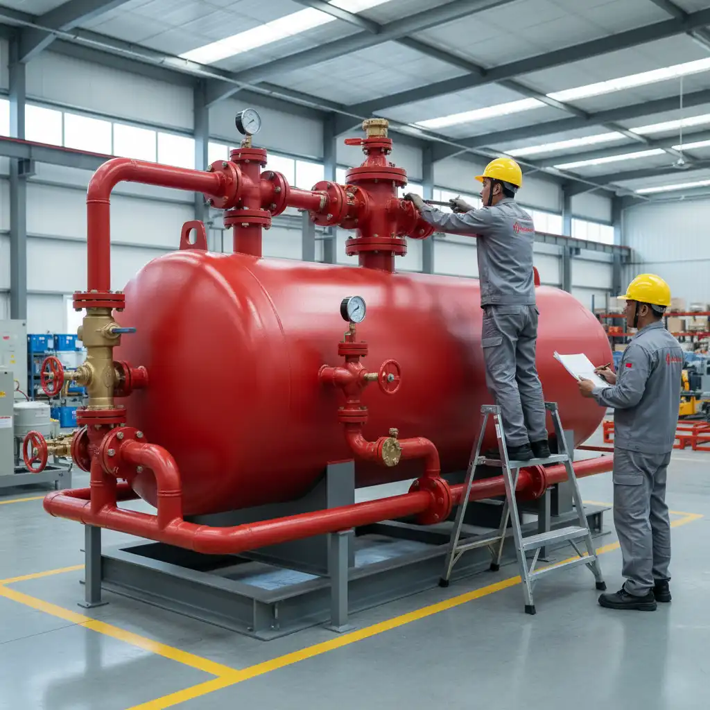 Bladder Tank: Komponen Penting dalam Sistem Foam Fire Suppression